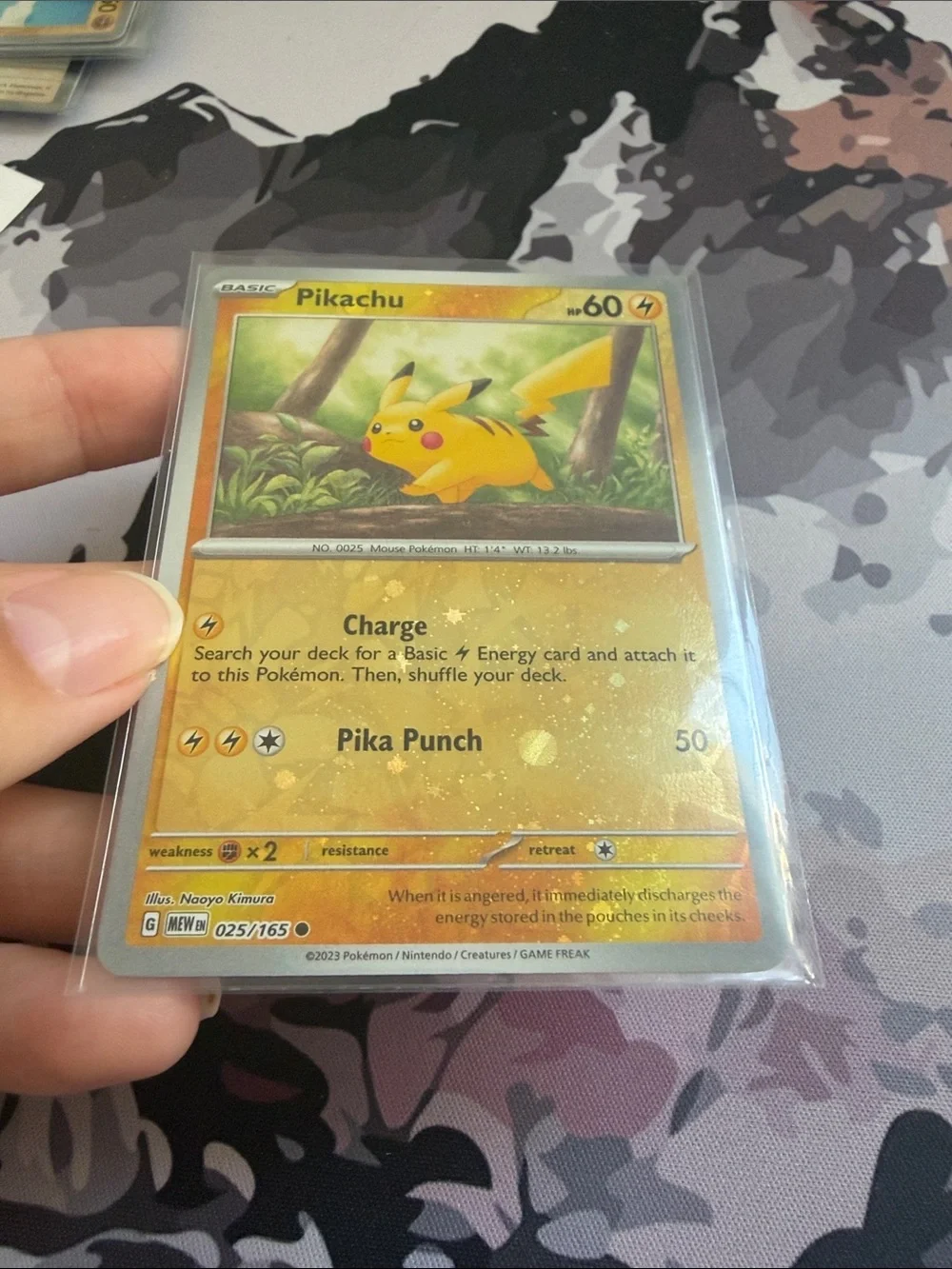 ⚡ Pikachu Pokémon Character Card Mini Lot | 025/165 and SWSH234